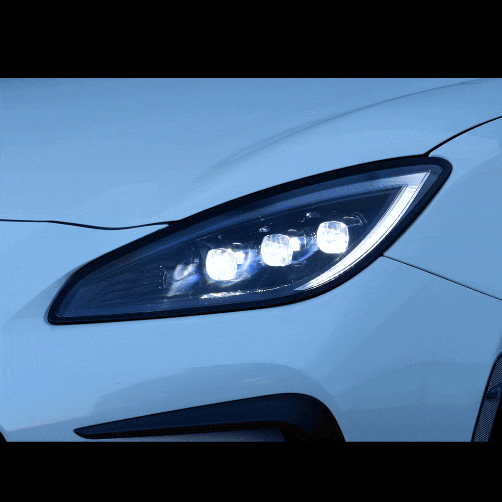 Coppia Fari Anteriori Valenti Toyota GR86 Subaru BRZ Clear Lens/Gross Black RS Con indicatore di direzione sequenziale Funzione OEA