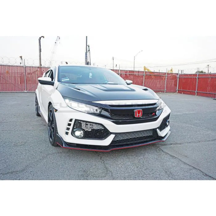Coppia coperture fendinebbia nere Honda Civic Type R FK8