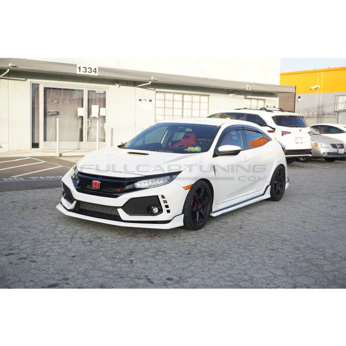Honda Civic Type R FK8 con lip paraurti anteriore MU Style