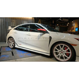 Honda Civic Type R FK8 con minigonne laterali MU Style