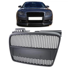 Carica l'immagine nel visualizzatore di Gallery, Nido d’ape griglia nero per Audi A4 B7 04-07 + Cabriolet