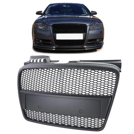 Nido d’ape griglia nero per Audi A4 B7 04-07 + Cabriolet
