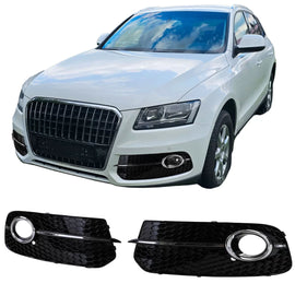 Nido d’ape griglia inserti paraurti nero lucido per Audi Q5 8R 12-16