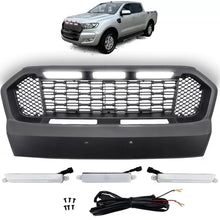 Nido d’ape Performance nero griglia con LED compatibile Ford Ranger T7 16-19