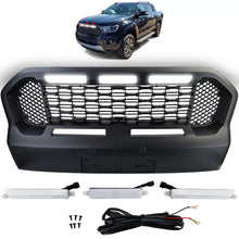 Nido d’ape Performance griglia nero con LED per Ford Ranger T8 19-23