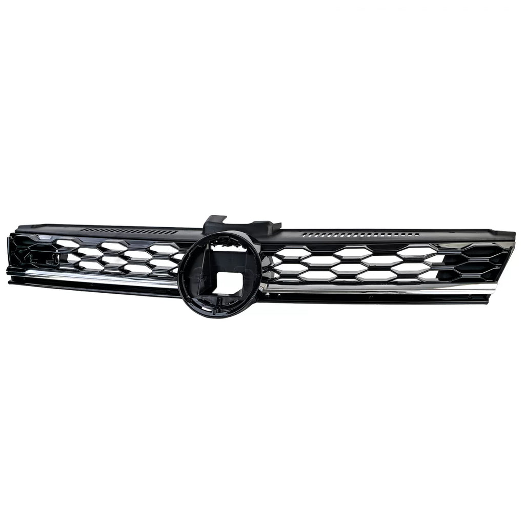 Nido d’ape radiatore griglia Nero lucido con cromato modanatura per VW Golf 7 restyling 17-20