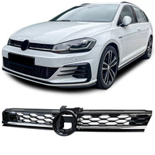 Nido d’ape radiatore griglia Nero lucido con cromato modanatura per VW Golf 7 restyling 17-20