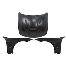 Cofano cofano con Parafanghi anteriori nero per BMW Serie 3 F30 F31 (2011-2019) M3 GTS stile