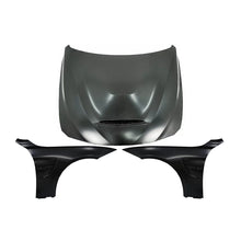 Carica l'immagine nel visualizzatore di Gallery, Cofano cofano con Parafanghi anteriori nero per BMW Serie 4 F32 F33 F36 (2013-2017) M3 M4 GTS stile