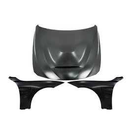 Cofano cofano con Parafanghi anteriori nero per BMW Serie 4 F32 F33 F36 (2013-2017) M3 M4 GTS stile