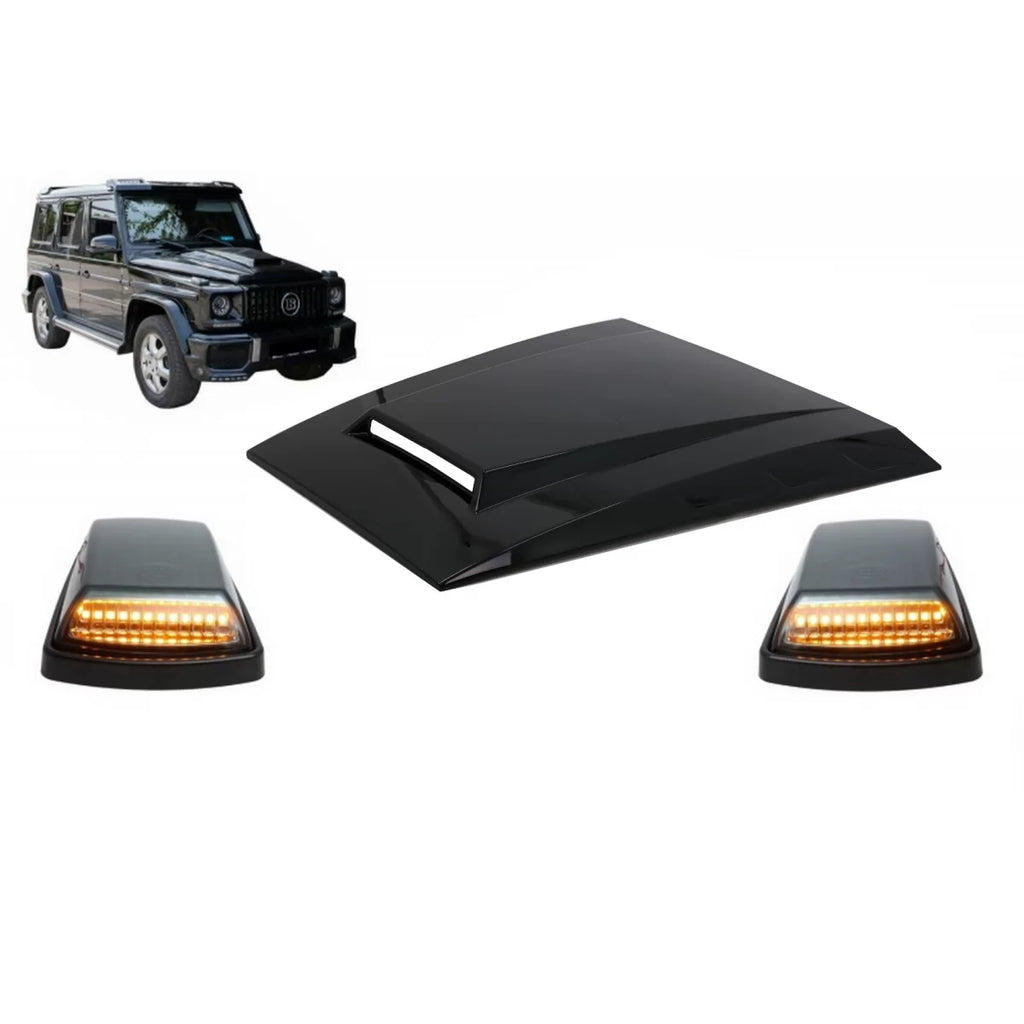 Cofano presa d’aria cofano presa d’aria con Indicatori di direzione LED sequenziale dinamico per Mercedes Classe G W463