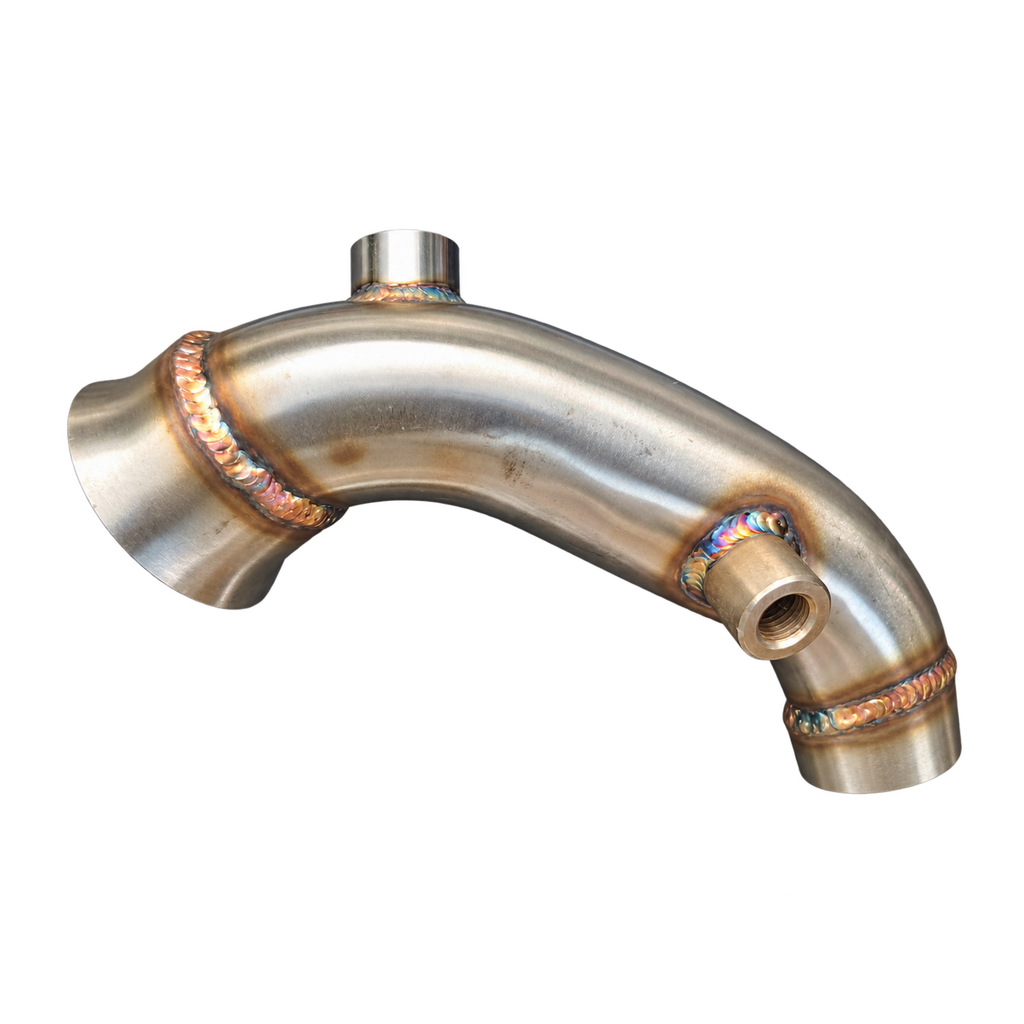 Dettaglio flangia downpipe T18 Renault Clio Megane Scenic Kangoo Kadjar 1.5 dCi