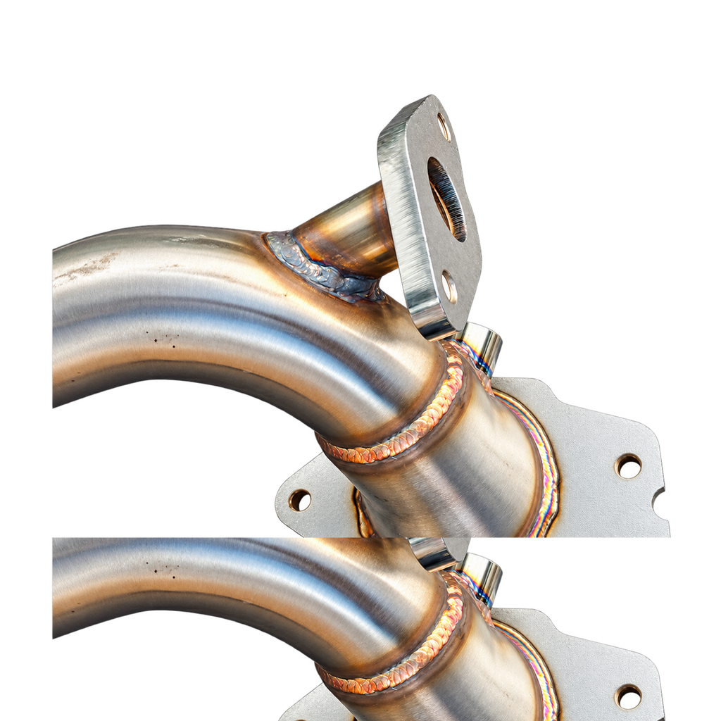 Saldature downpipe acciaio inox