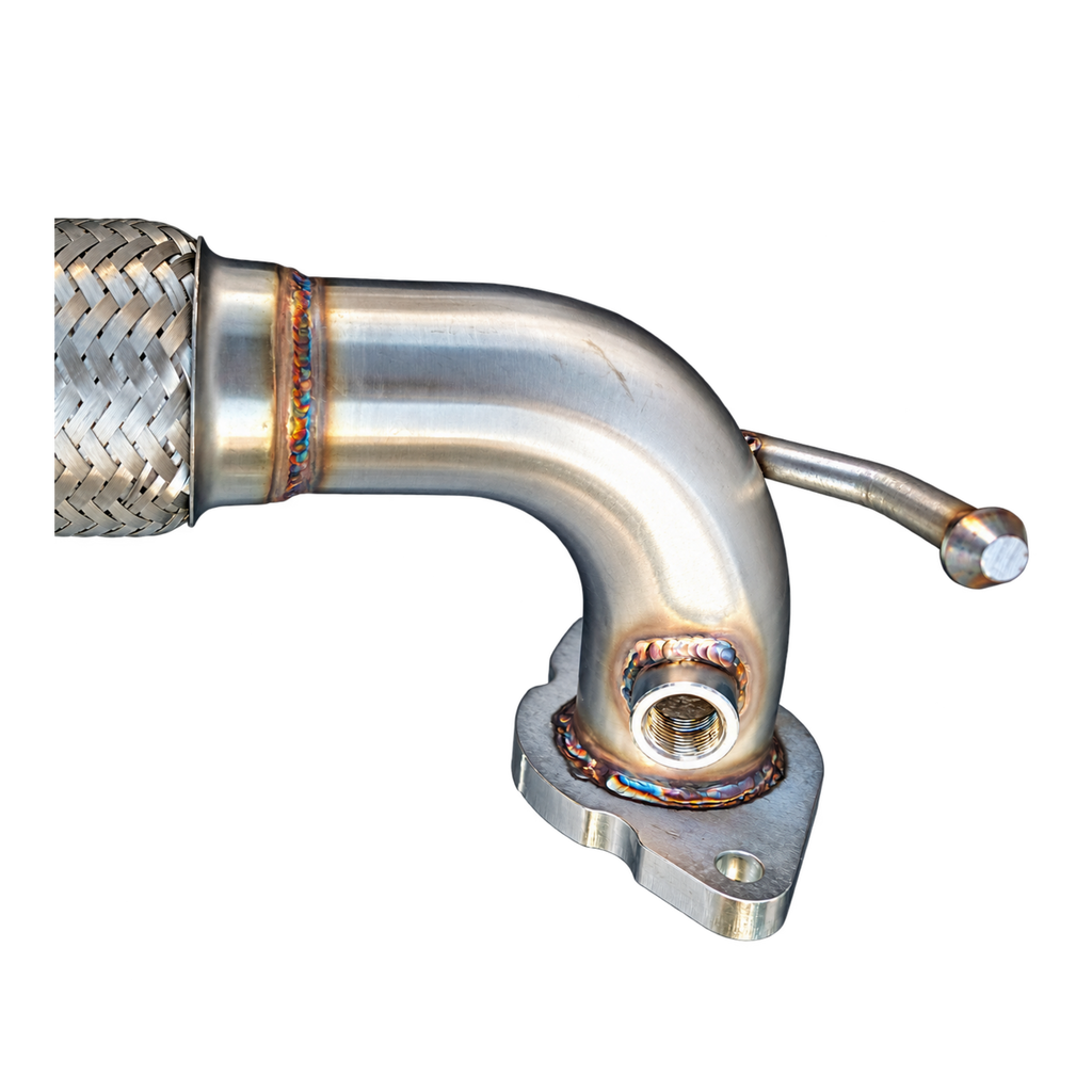 Dettaglio downpipe T17 Ford 1.6 TDCi