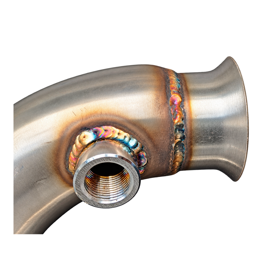 Dettaglio flangia rotonda downpipe T17B Ford