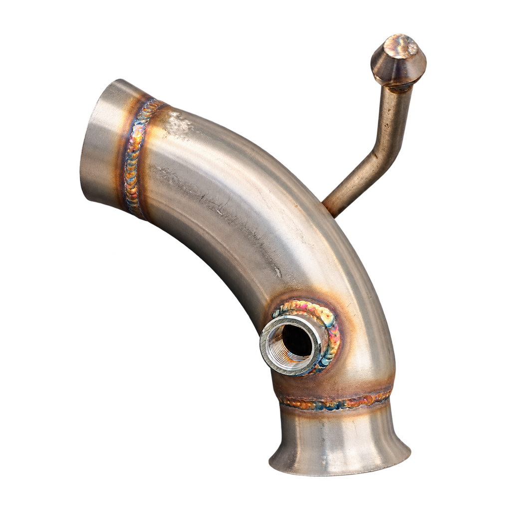 Saldature downpipe House-Tuning T17B acciaio inox