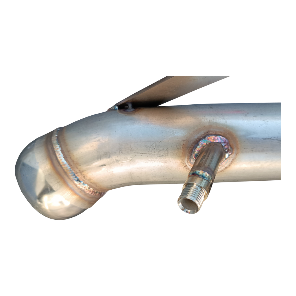 Dettaglio downpipe MB Mercedes 300 320 350 CDI