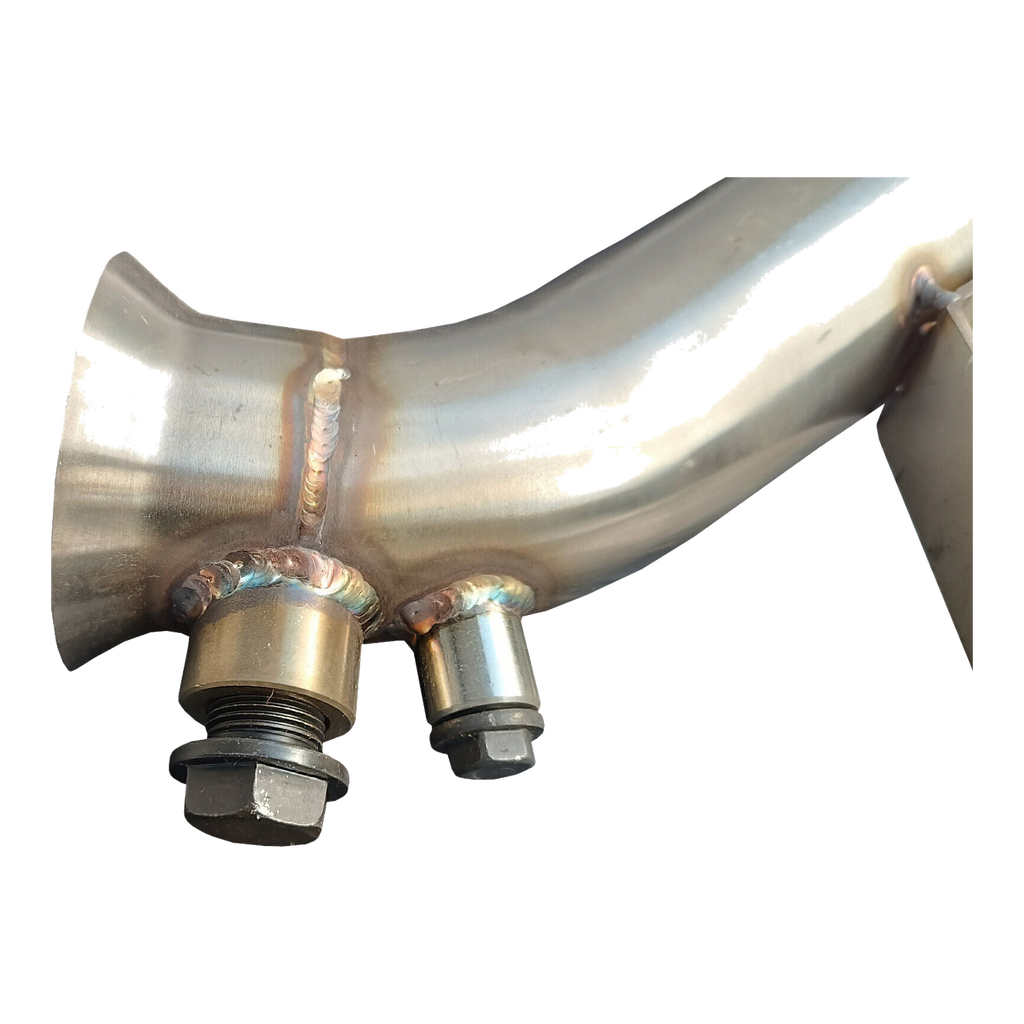 Saldature downpipe House-Tuning T18B acciaio inox