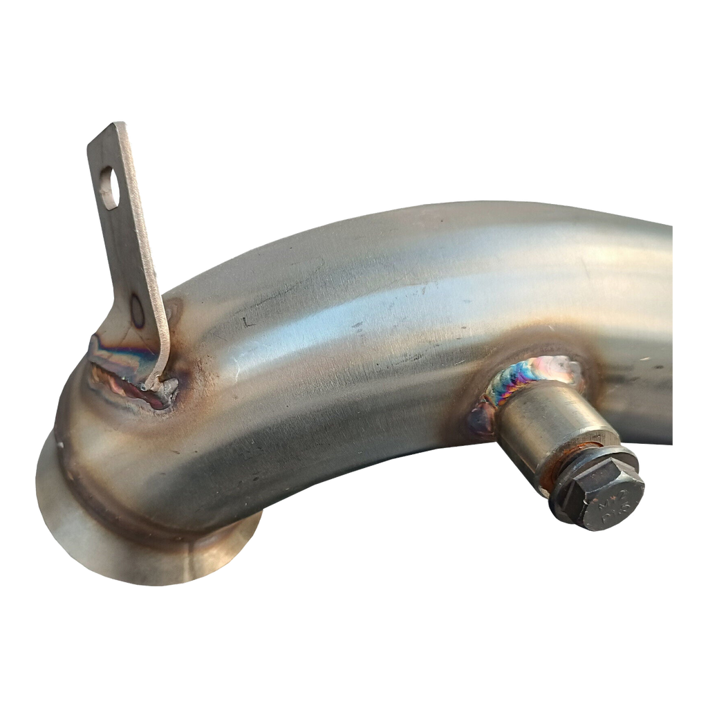 Dettaglio downpipe T18B Mercedes Classe A W177