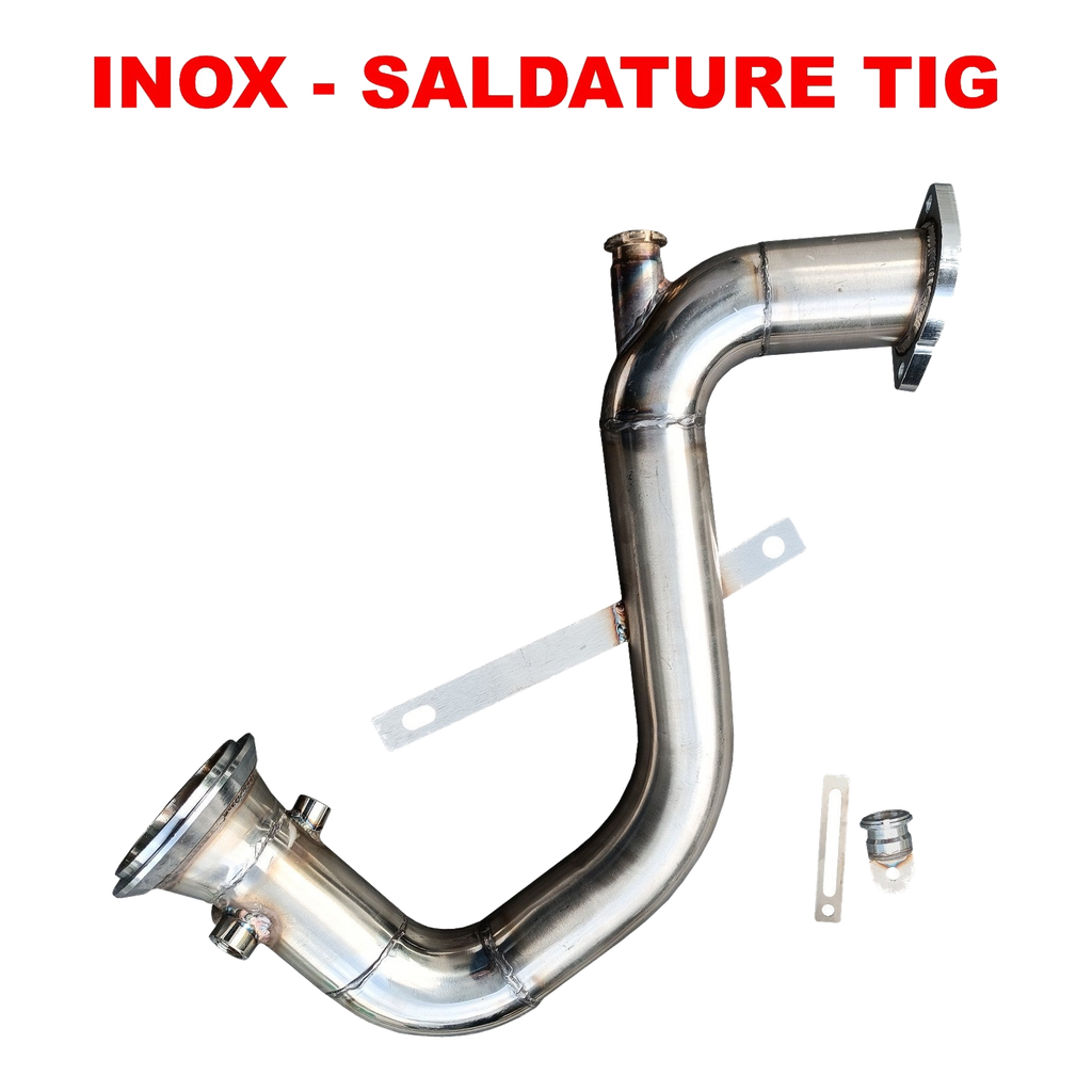 Downpipe House-Tuning AL1 in acciaio inox per Alfa Romeo Giulia 2.2 JTD