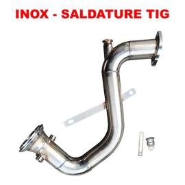 Downpipe House-Tuning AL1 in acciaio inox per Alfa Romeo Giulia 2.2 JTD