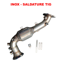 Downpipe House-Tuning AL1K con catalizzatore 200 celle per Alfa Romeo Giulia e Stelvio 2.2 JTD