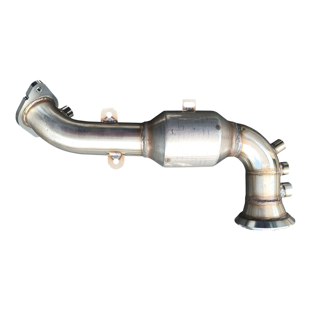 Downpipe House-Tuning AL1K con catalizzatore 200 celle per Alfa Romeo Giulia e Stelvio 2.2 JTD - dettaglio 1