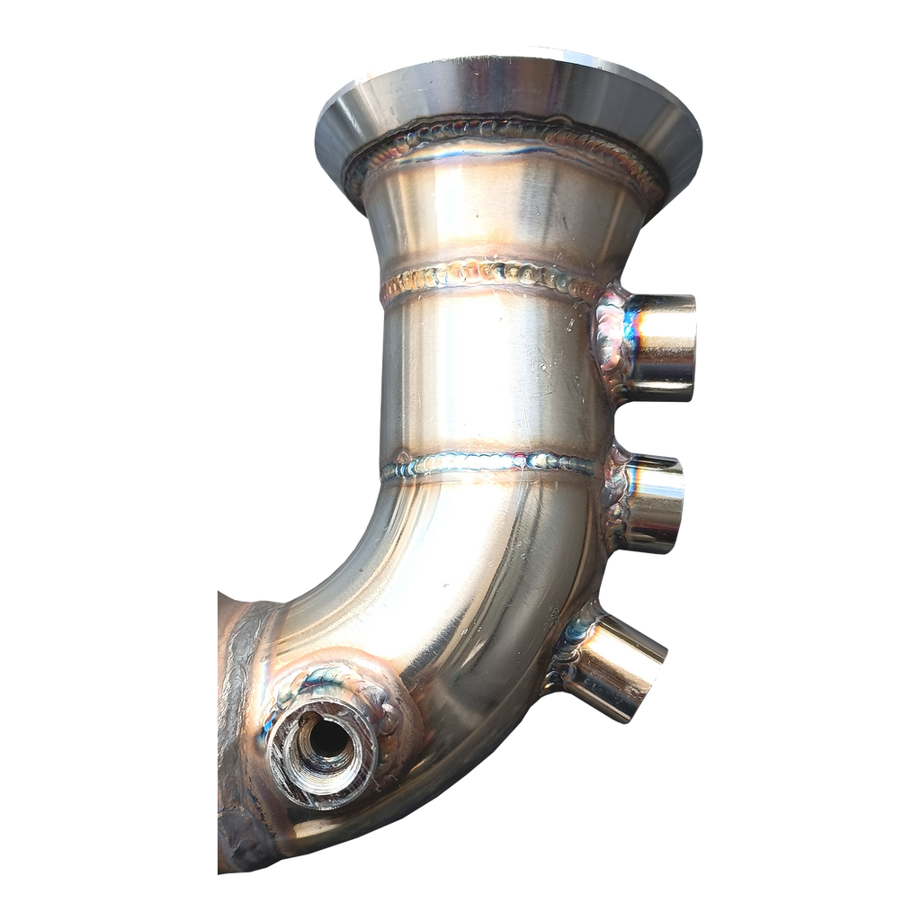 Downpipe House-Tuning AL1K con catalizzatore 200 celle per Alfa Romeo Giulia e Stelvio 2.2 JTD - dettaglio 3