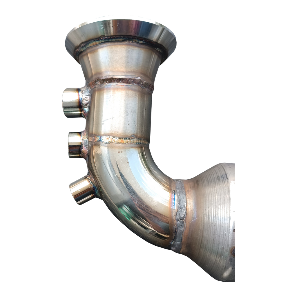 Downpipe House-Tuning AL1K con catalizzatore 200 celle per Alfa Romeo Giulia e Stelvio 2.2 JTD - dettaglio 4