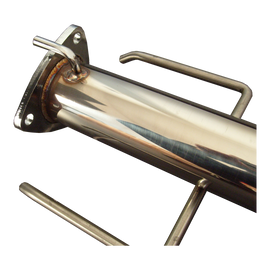Downpipe House-Tuning T2A in acciaio inox spazzolato per Alfa Romeo 159 1.9 JTDm