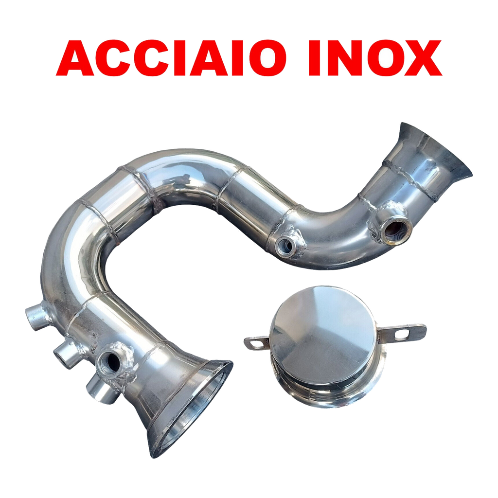 Downpipe House-Tuning VA6 in acciaio inox per Seat Leon 2.0 TDI Adblue