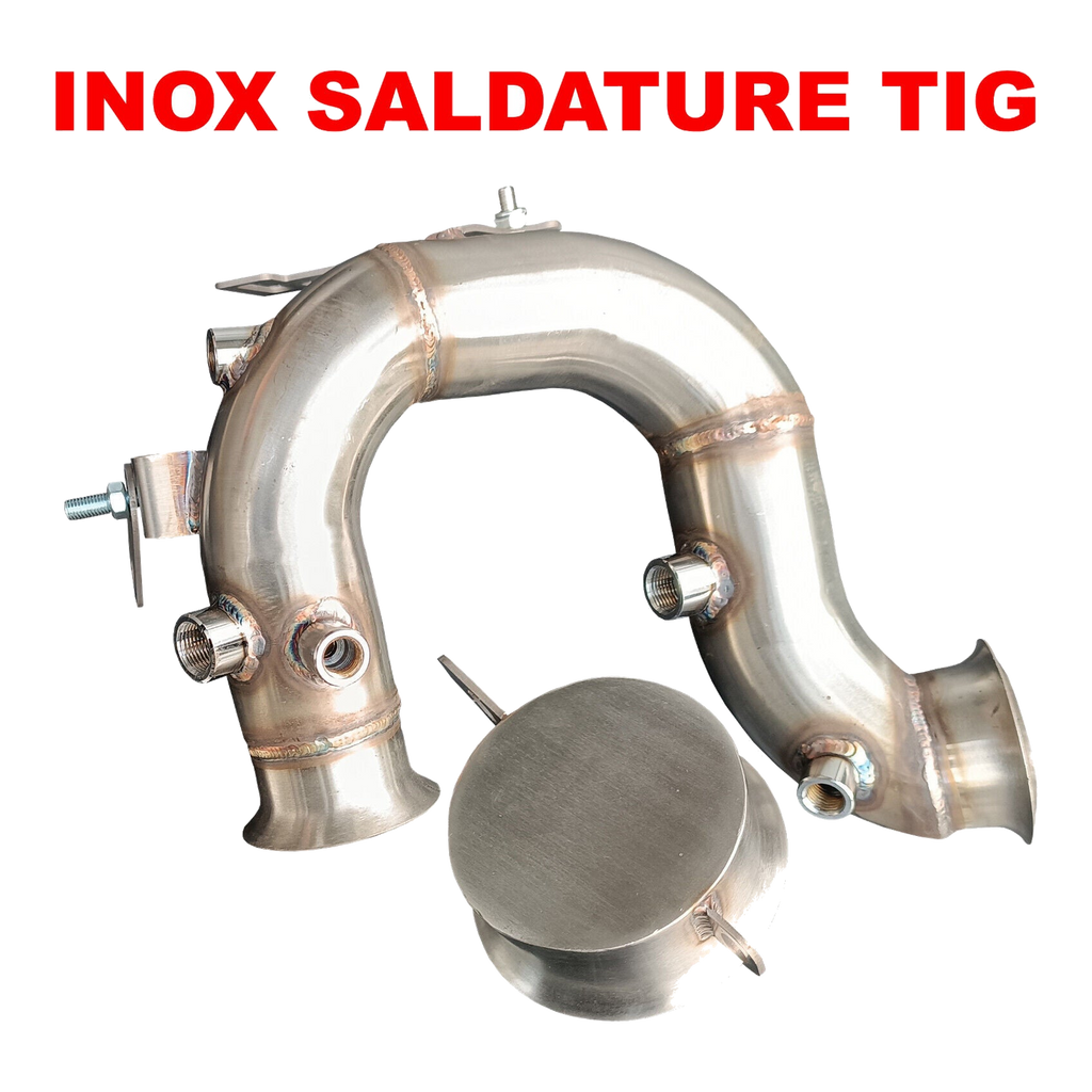 Downpipe House-Tuning VA4 in acciaio inox per 2.0 TDI Euro 6 gruppo VAG