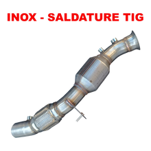 Downpipe House-Tuning T8K con catalizzatore 200 celle per BMW 2.0d N47