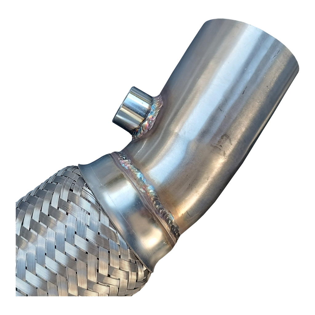 Downpipe House-Tuning T8K con catalizzatore 200 celle per BMW 2.0d N47 - dettaglio 2