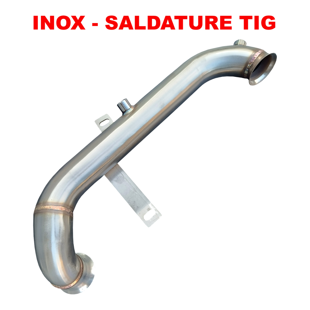 Downpipe House-Tuning PS1 in acciaio inox per 1.4 e 1.6 HDi gruppo PSA