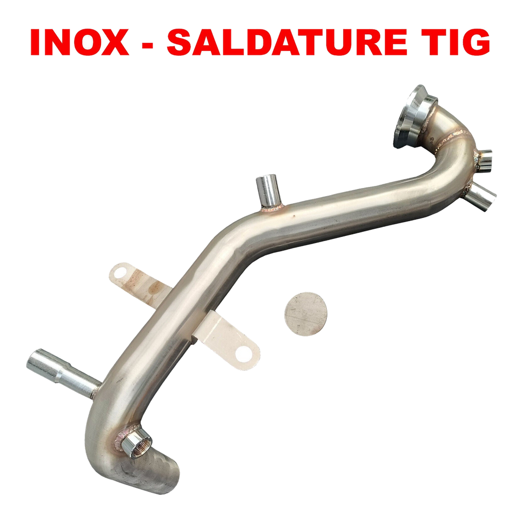 Downpipe House-Tuning T5B in acciaio inox per 1.3 Multijet Euro 6