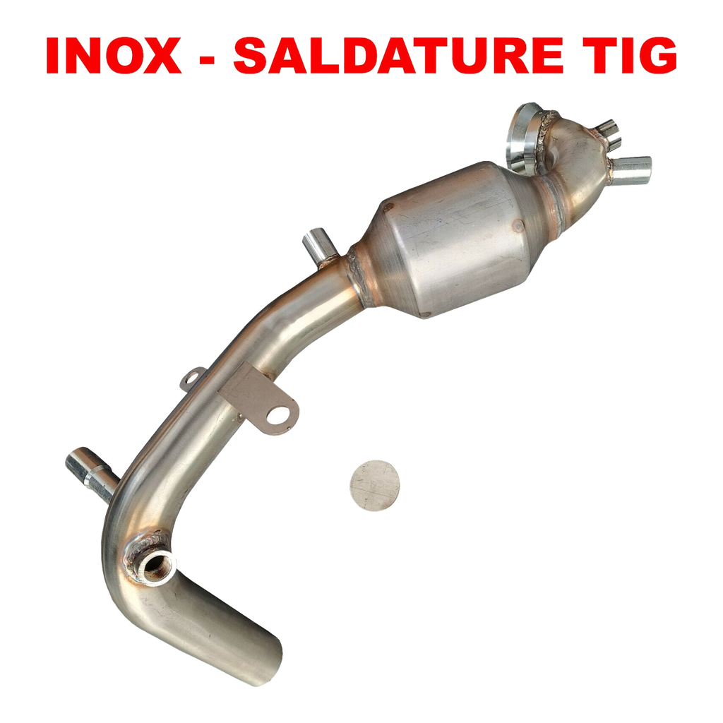 Downpipe House-Tuning T5BK con catalizzatore 200 celle per 1.3 Multijet