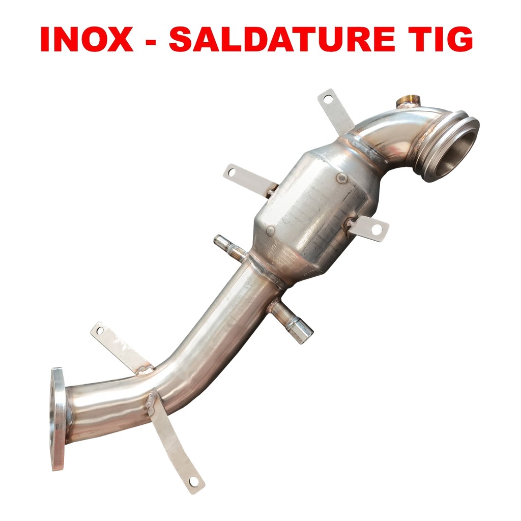 Downpipe House-Tuning T6K con catalizzatore 200 celle per Fiat 1.6 Multijet