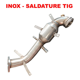 Downpipe House-Tuning T6K con catalizzatore 200 celle per Fiat 1.6 Multijet