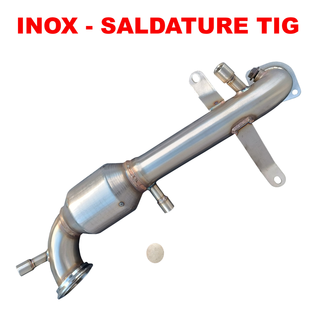 Downpipe House-Tuning FCE20K con catalizzatore 200 celle per 1.6 Multijet Euro 6