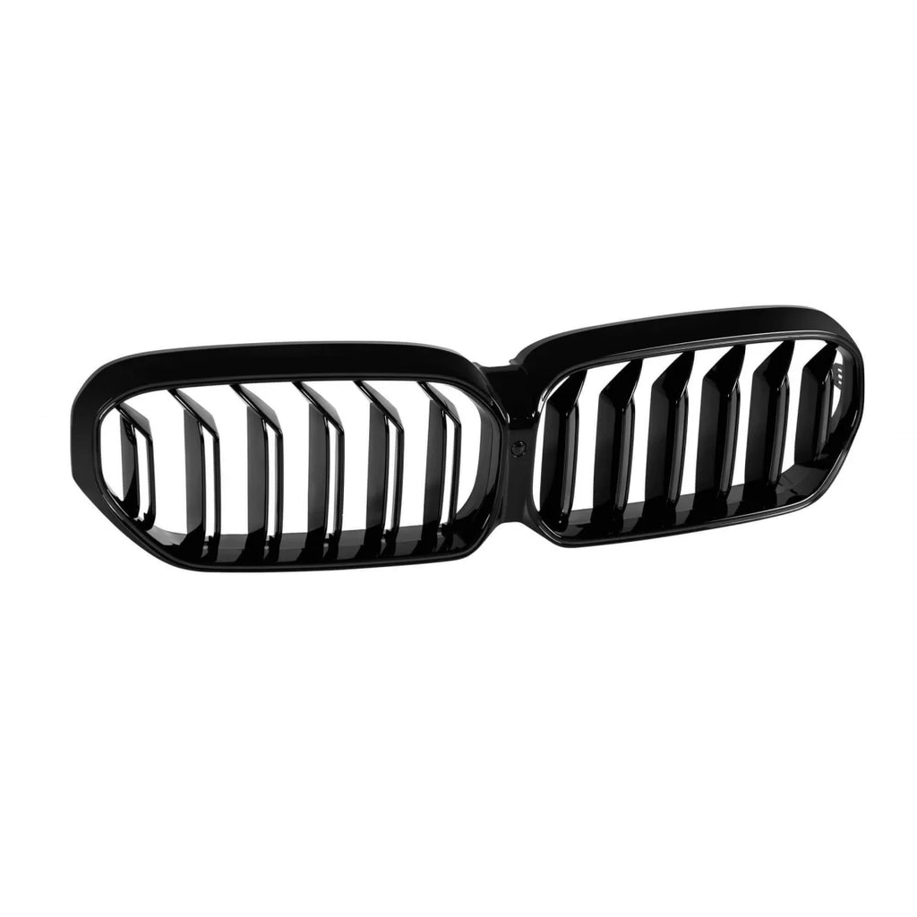Iconic Glow illuminato Griglie a doppio rene per BMW Serie 5 G30, G31 2020-2023, nere lucide