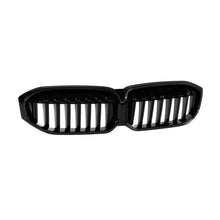 Iconic Glow illuminato Griglie a doppio rene a lamella singola per BMW Serie 3 G20, G21 dal 2023, nere lucide