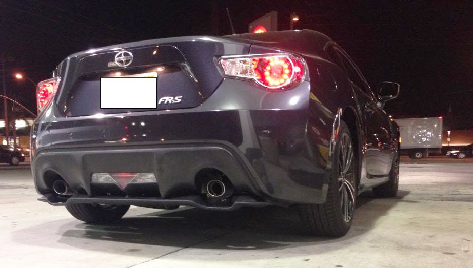 Diffusore Posteriore SK-Import Nero Subaru BRZ Toyota GT86 Pre-Facelift - foto 7