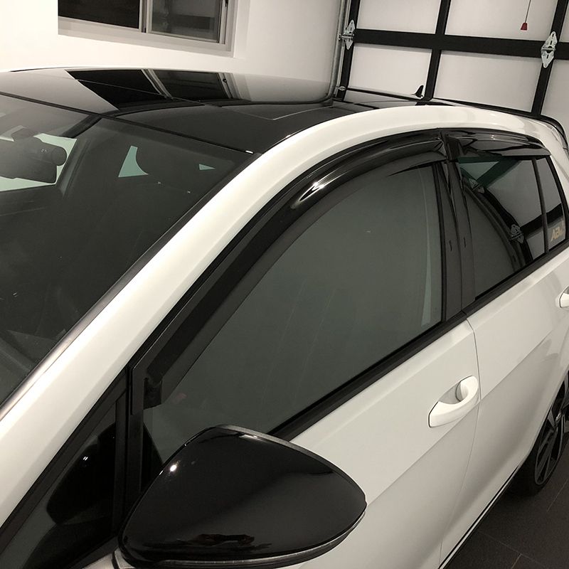 Frangivento Anteriore e Posteriore SK-Import Fumé Volkswagen Golf Mk7 - foto 4