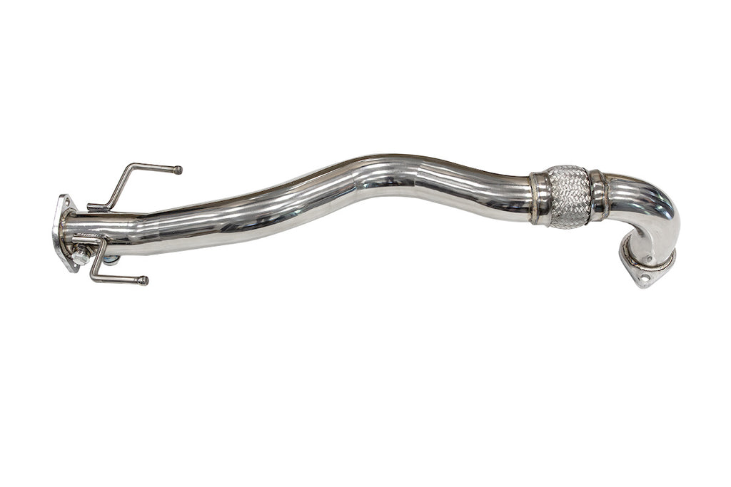 Downpipe TurboWorks in acciaio inox per Mitsubishi Lancer Evo VII VIII IX 4G63 - vista 4