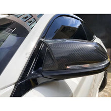 Carica l'immagine nel visualizzatore di Gallery, CarbonWorks Calotte specchietti M3/M4 Style in carbonio per BMW Serie 1 F20/F21 2011-2019, Serie 2 F22/F23/F87 dal 2012,