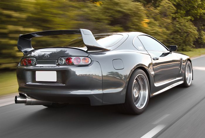 Spoiler Posteriore TRD Style SK-Import Toyota Supra Mk4 A80 Vetroresina - foto 2