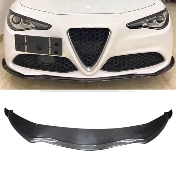 CarbonWorks Lip paraurti anteriore in carbonio per Alfa Romeo Giulia dal 2015 - foto 1