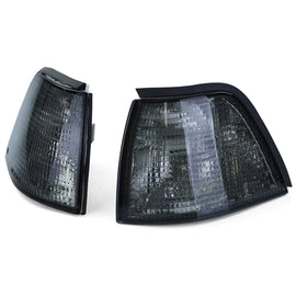 Freccia nero fumé coppia compatibile per Serie 3 BMW E36 berlina Touring compatto 90-98