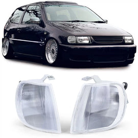 Freccia bianco coppia sinistro destro per VW Polo 6N 94-99